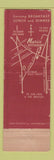 Matchbook Cover - Marie's Restaurant South San Francisco CA MISCUT WEAR