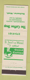 Matchbook Cover - The Coffee Shop Rochester WA