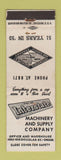 Matchbook Cover - Interstate Machinery and Supply Omaha NE WEAR