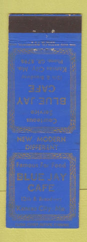 Matchbook Cover - Blue Jay Cafe Kansas City MO