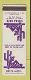 Matchbook Cover - Siesta Motel Platte City MO WEAR