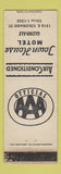 Matchbook Cover - Town Hosue Motel Glendale CA WORN