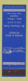 Matchbook Cover - St Charles Cafe Chas Acri