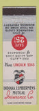 Matchbook Cover - Indian Lumbermens Mutual Insurance