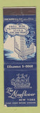 Matchbook Cover - Mayflower Hotel New York City WEAR