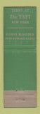 Matchbook Cover - Hotel Taft New York City WORN