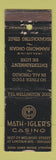 Matchbook Cover - Math Igler's Casino Chicago IL WEAR