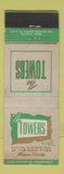 Matchbook Cover - Towers Hotel Miami FL WEAR