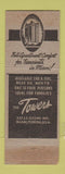 Matchbook Cover - Towers Hotel Miami FL WEAR
