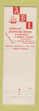 Matchbook Cover - Admiral Benbow Inn Memphis TN CHAIN