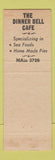 Matchbook Cover - The Dinner Bell Cafe Seattle WA WEAR