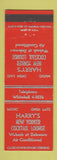 Matchbook Cover - Harry's New Yorker Cocktail Lounge Chicago IL