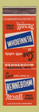 Matchbook Cover - Rennebohm Rexall Drug Stores Madison WI