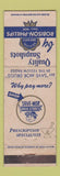 Matchbook Cover - Robison Phillips Drug Stores WEAR