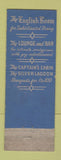Matchbook Cover - Myles Standish Hotel Boston MA