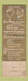 Matchbook Cover - San Remo Restaurant Highland IN WEAR