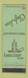 Matchbook Cover - Chef's Inn Candle Light Room Glendale CA WORN
