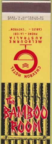 Matchbook Cover - Chevron Hotel Melbourne Australia