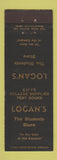 Matchbook Cover - Logan's Students Store books