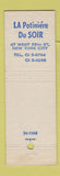 Matchbook Cover - La Potiniere French Restaurant New York City