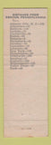 Matchbook Cover - Pennsylvania Dutch Motel Denver PA