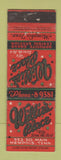 Matchbook Cover - Willie's Place Memphis TN WEAR