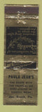 Matchbook Cover - Paula Jeans Clothes Jacksonville Beach FL WEAR