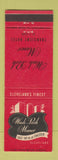 Matchbook Cover - Wade Park Manor Cleveland OH