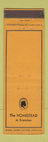 Matchbook Cover - The Homestead Evanston IL