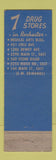Matchbook Cover - Cramer's Drug Store Rexall Rochester NY WEAR