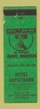 Matchbook Cover - Hotel Capistrano San Juan Capistrano CA WEAR