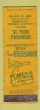 Matchbook Cover - Hasbrouck Drug Chicago? Schenk Lumber ARROW WEAR