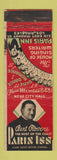 Matchbook Cover - Bert Rovere Paris Inn Los Angeles CA WORN