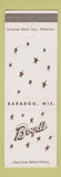 Matchbook Cover - Boyd's Baraboo WI restaurant