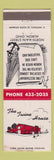 Matchbook Cover - The Twine House Huron OH restaurant WEAR