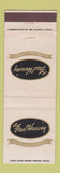 Matchbook Cover - Fred Harvey WEAR