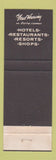 Matchbook Cover - Fred Harvey WEAR