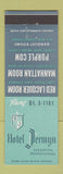 Matchbook Cover - Hotel Jermyn Scranton PA