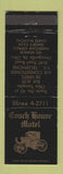 Matchbook Cover - Coach House Motel Strongsville OH WEAR