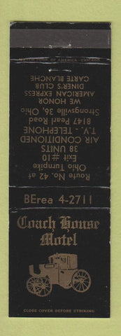 Matchbook Cover - Coach House Motel Strongsville OH WEAR