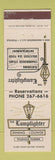 Matchbook Cover - The Lamplighter Restaurant Titusville FL