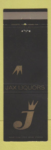 Matchbook Cover - Jax Liquors
