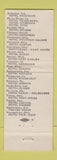 Matchbook Cover - Hotel Belden Canton OH Albert Pick