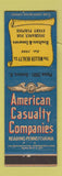 Matchbook Cover - Miller Real Estate Insurance Geneva OH