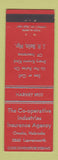 Matchbook Cover - Co-operative Industries Insurance Omaha NE