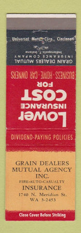 Matchbook Cover - Grain Dealers Mutual Insurance Agency