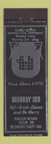 Matchbook Cover - Murray Inn Schenectady? Albany? NY