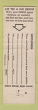 Matchbook Cover - Safeco Insurance Rathburn Ray Real Estate WEAR