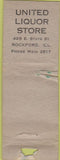 Matchbook Cover - Times Tap Rockford IL girlie WORN