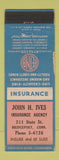 Matchbook Cover - AETNA Insurance John Ives Bridgeport CT WORN